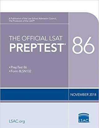 LSAT preptest 86 (Nov 2018)